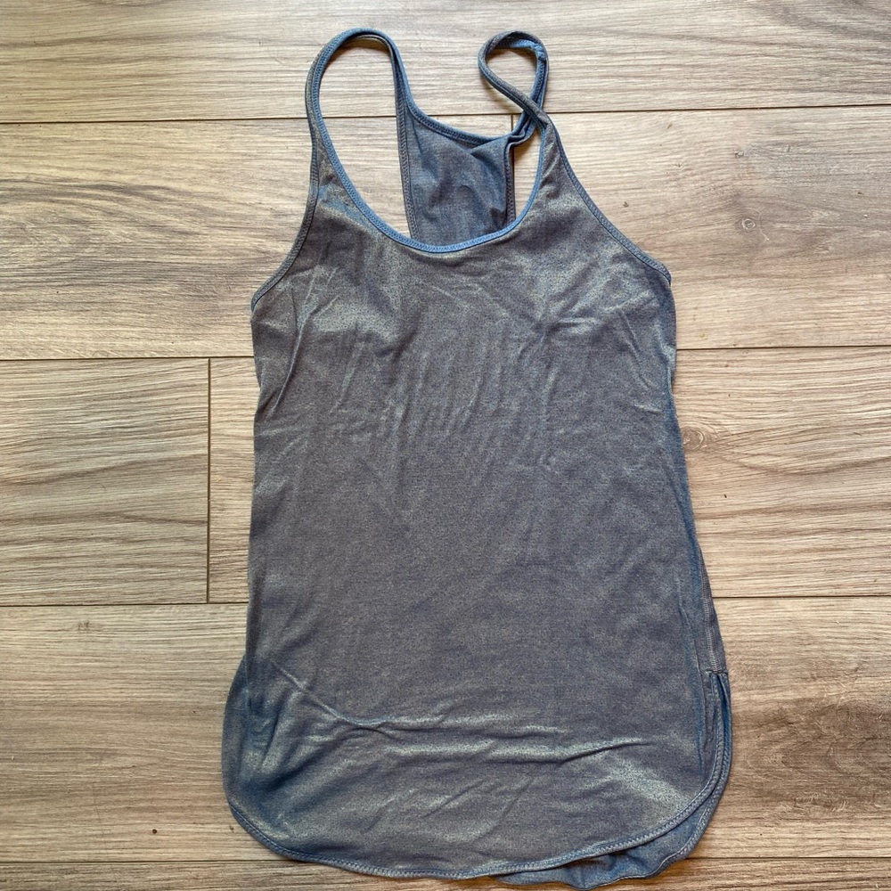 lululemon Blue Racerback Tank Top